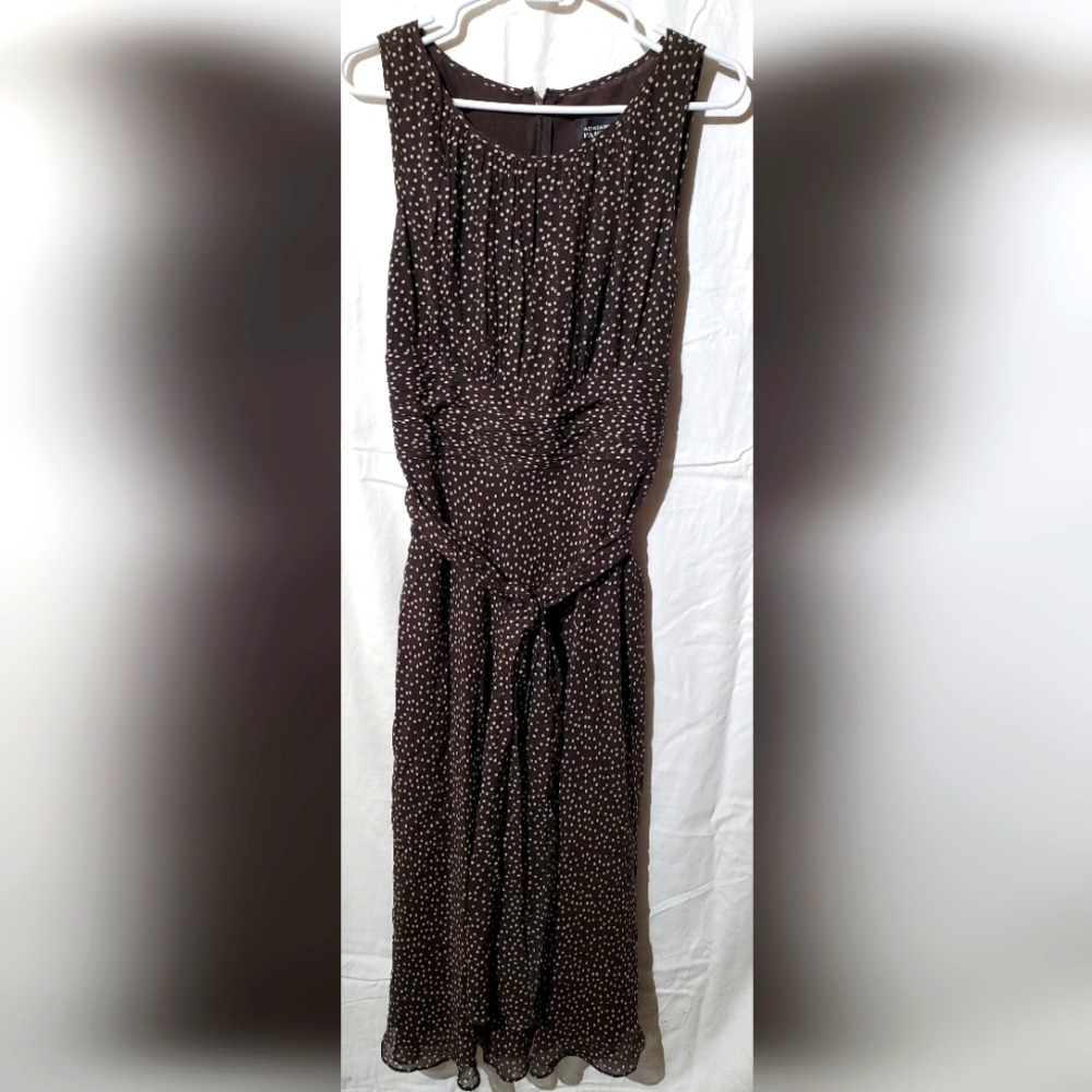 Adrienne papell silk dress